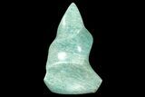 Polished Amazonite Flame - Madagascar #181905-1